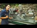 Genius Girl's Challenge: A 50-Year-Old Lathe, The Amazing Transformation Of Scrap Metal#restoration