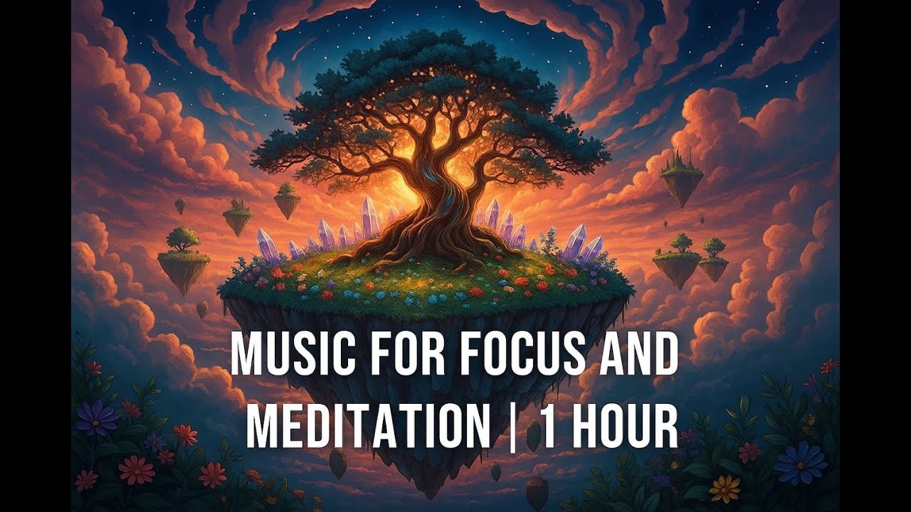 1 Hour Focus & Meditation Music | Deep Concentration & Relaxation - YouTube