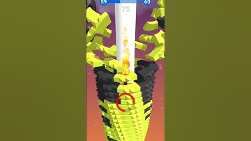 Stack ball 3D Gameplay #tranding #games #video