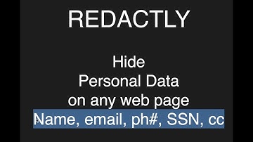 Protect Your Personal Data Online With One Click | Redactly