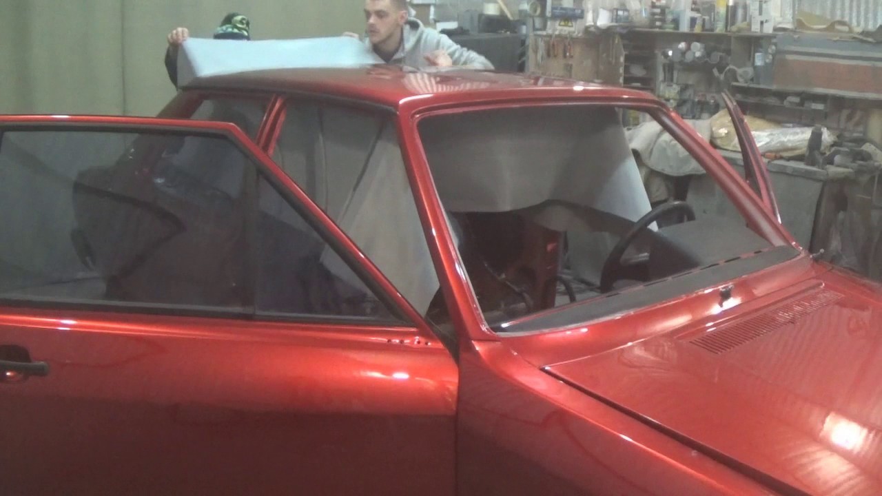 ⁣потолок и стёкла в VW Derby