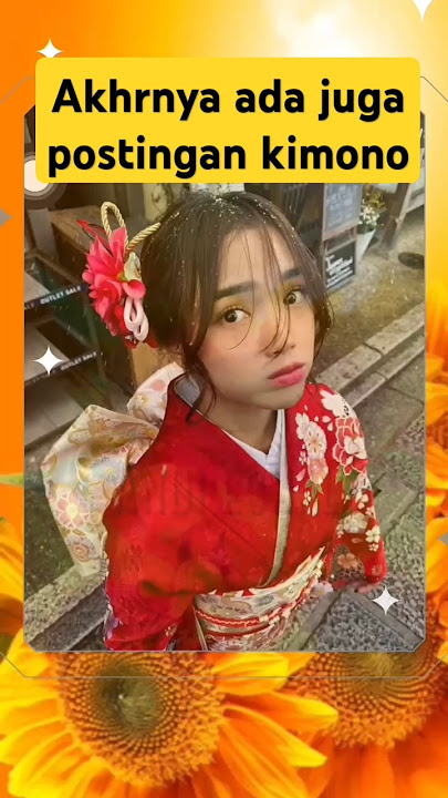 Akhirnya ada juga postingan kimono #fujiterbaru