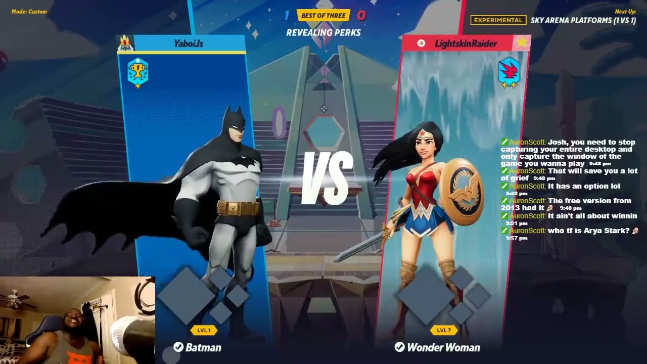 I am Batman: Multiversus gameplay 1v1