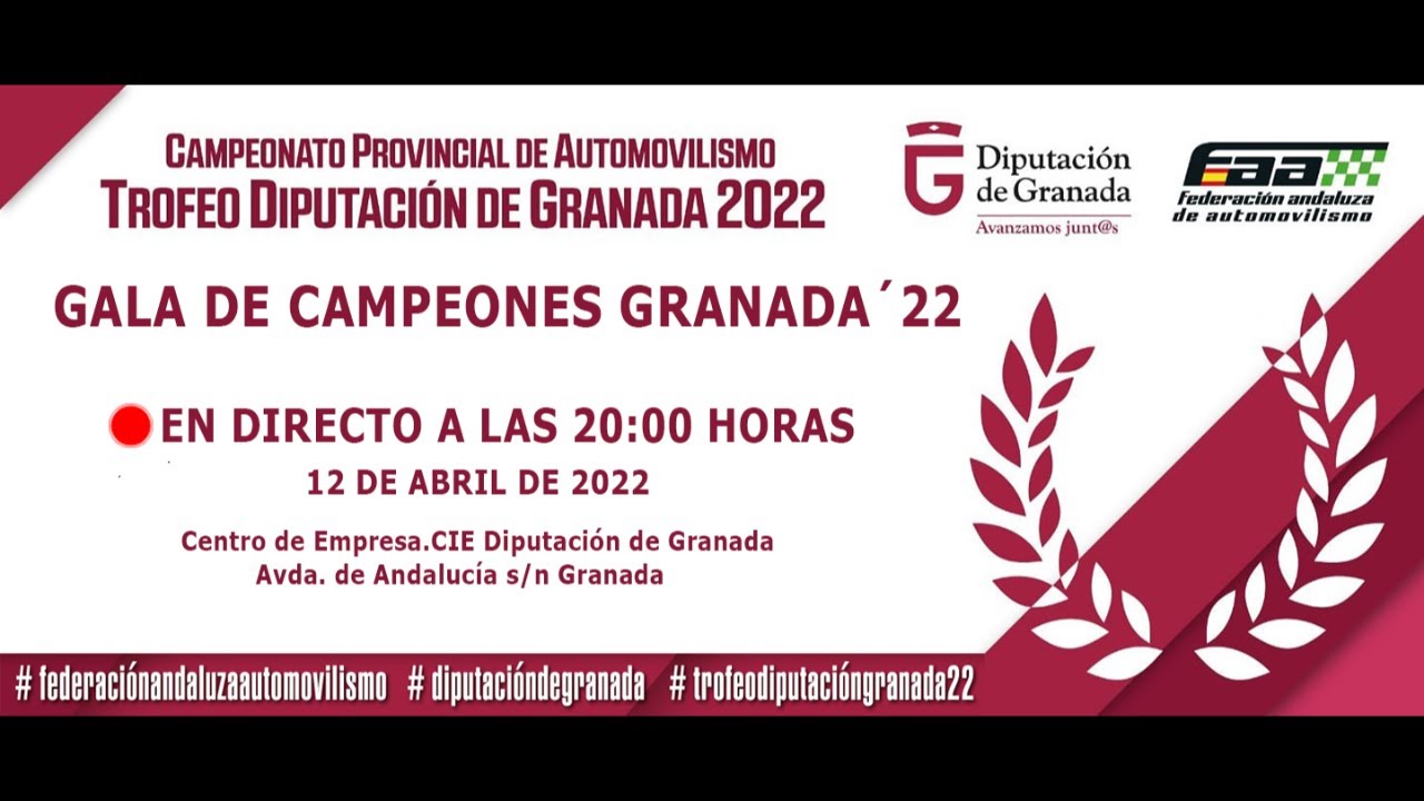 🔴DIRECTO. GALA DE CAMPEONES GRANADA´22 YouTube