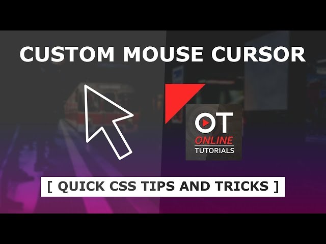 Custom Cursors With CSS