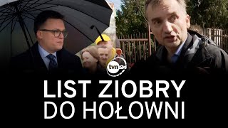 O CZYM JEST LIST ZIOBRY DO HOŁOWNI? [TVN24]