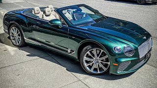 2023 Bentley Continental GT Convertible V8 is $300000 *LUXURY PEICE OF ART* Walkaround Review