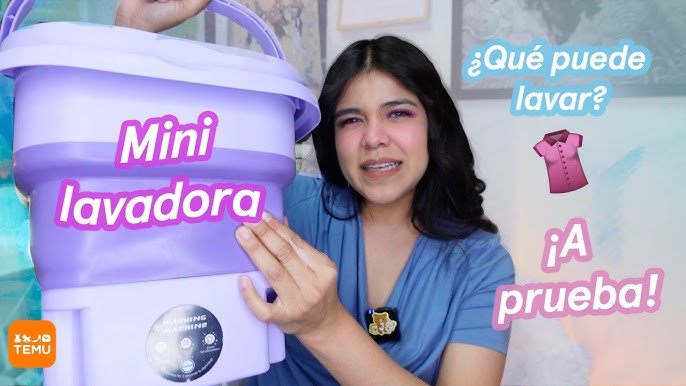 MINI LAVADORA PORTÁTIL 🔥 PONGAMOSLO A PRUEBA🔥 #novedades lupita 