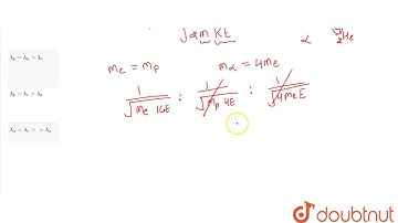 An electron, a proton and an alpha particle have kinetic energy of `16E,4E` and `E` respectively