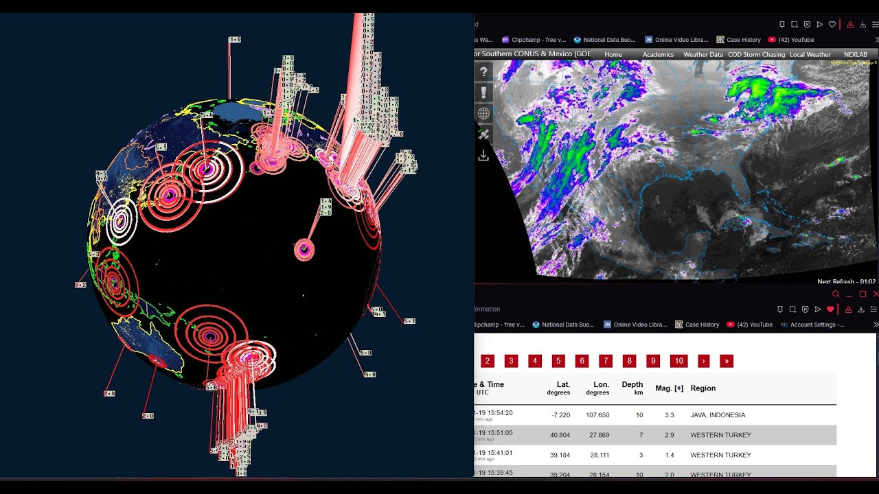 Rebecca The Explorer Live Stream /Earthquakes And Weather / Hangout