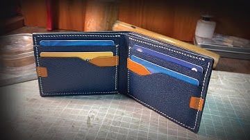 TỰ LÀM MỘT CHIẾC VÍ DA HANDMADE SIÊU DỄ - HANDMADE LEATHER WALLET FREE PDF PATTERN