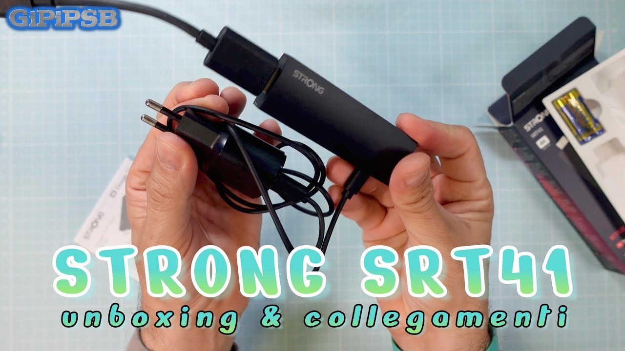 Google TV stick STRONG SRT41 - unboxing & collegamenti - YouTube