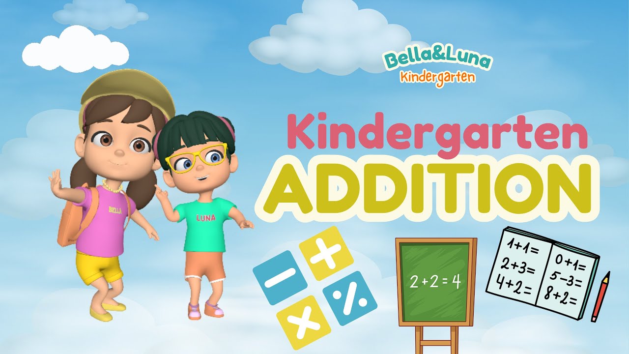 Fun and Easy Addition for Kids | Kindergarten Math Lessons 🧮 - YouTube