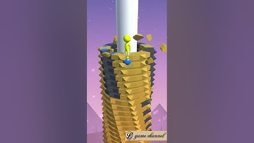 stack jump ball 2025 😉😉 gameplay // l game channel // android & ios gameplay #mobilegame #shorts