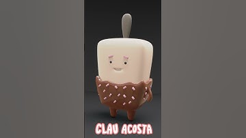 My first Blender ice cream #icecream #blender #blender3d #animation #art #artist #tutorial #creative
