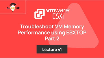 Teaser of Lecture 41. Monitoring VM Memory Performance using ESXTOP command: VMware Troubleshooting