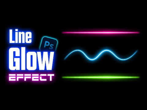 Neon Glow Effect in Photoshop | Create Glowing Light Lines