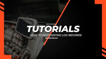 How to edit your existing logs