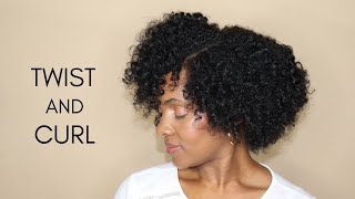 Twist and Curl on Natural Hair - Naturally Tracey