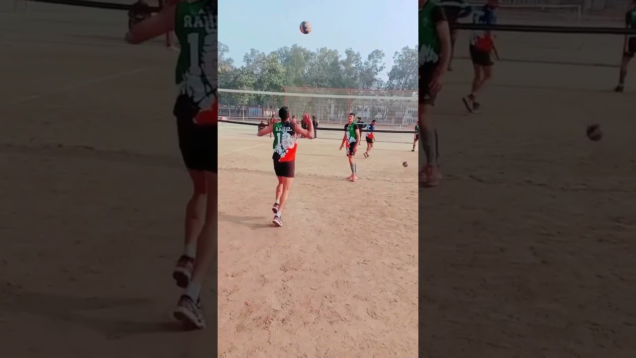 CRPF player warmup attack🏐🏐