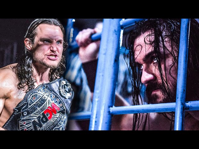 Joseph Conners vs Drew Galloway vs Joe Hendry - Steel Cage Match class=