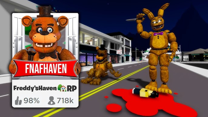 CRIEI OS PERSONAGENS DO FIVE NIGHTS AT FREDDY'S SECURITY BREACH no