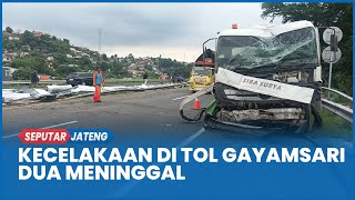 Sopir Alphard dan Truk Tangki Meninggal Korban Laka Truk Trailer Rem Blong Tol Dalkot Semarang