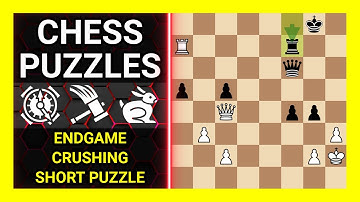 Chess Puzzles to Practice. Themes: Endgame, Crushing, Short puzzle. Learn Chess