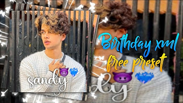 Birthday Xml Ae Inspired Efx Video Editing Preset in Alight Motion Free #alightmotion #preset