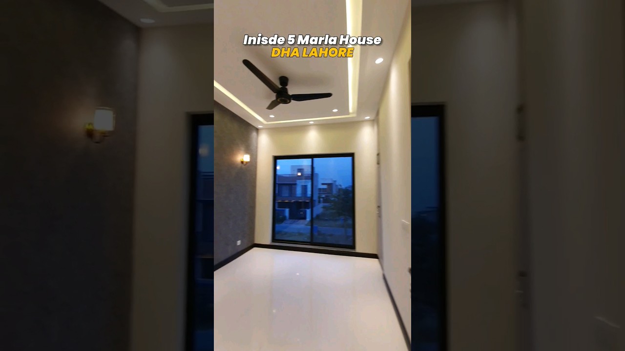 5 Marla modern 4 bedrooms House for sale in DHA Lahore 