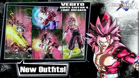 Xenoverse 2 Mods: Super Saiyan 4 Limit Breaker Vegito