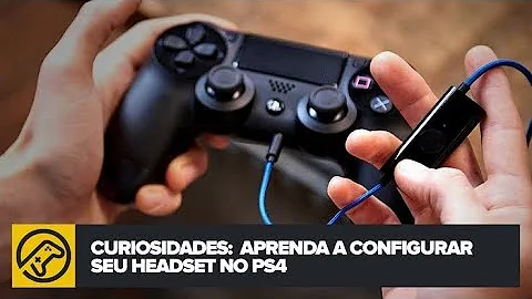 Como ouvir o som no controle do PS4?