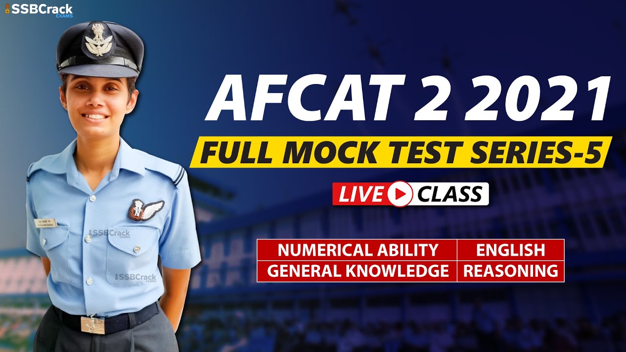 AFCAT 2 2021 Full Mock Test 5 | Most Expected Questions | Fully Solved | Maths GK English Reasoning