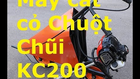 Máy cắt cỏ Chuột Chũi KC200 | Máy cắt cỏ voi xếp dãy, cắt ngô xếp dãy