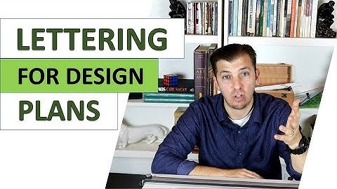 Lettering For Landscape Design Plans