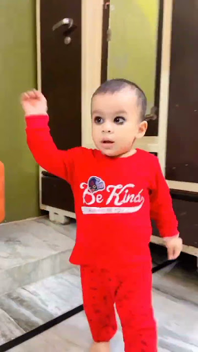 Cute baby funny dance π One two three start dhol π #shorts #viral #funny #dance