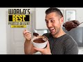 POVERTY BROWNIE 2.0 RECIPE (the BEST high protein, LOW CARB dessert EVER)