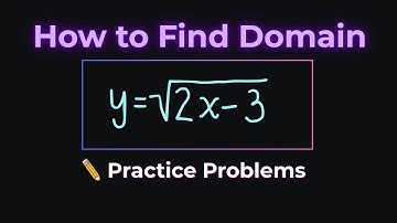 How to Find the Domain of Functions | Rational, Radical, and Logarithmic Examples