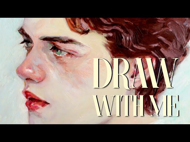 Drawing a Portrait in Oil Pastel · Art Prof