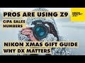 Pro's using Z9, Z 24-120 first look, Nikon Holiday Gift Guide, CIPA, Why DX matters, Nikon Report 47