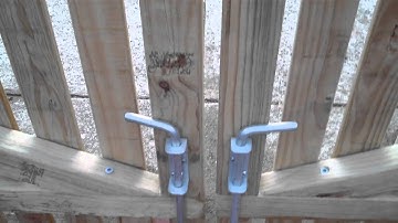 Pine Picket Double Gate
