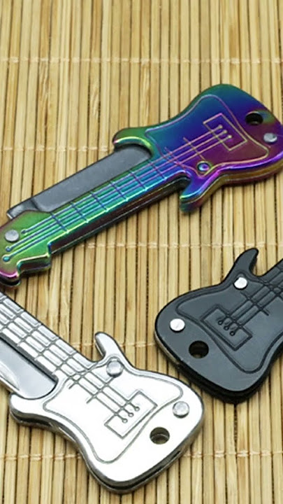 3 Colors Portable Guitar Folding Knives