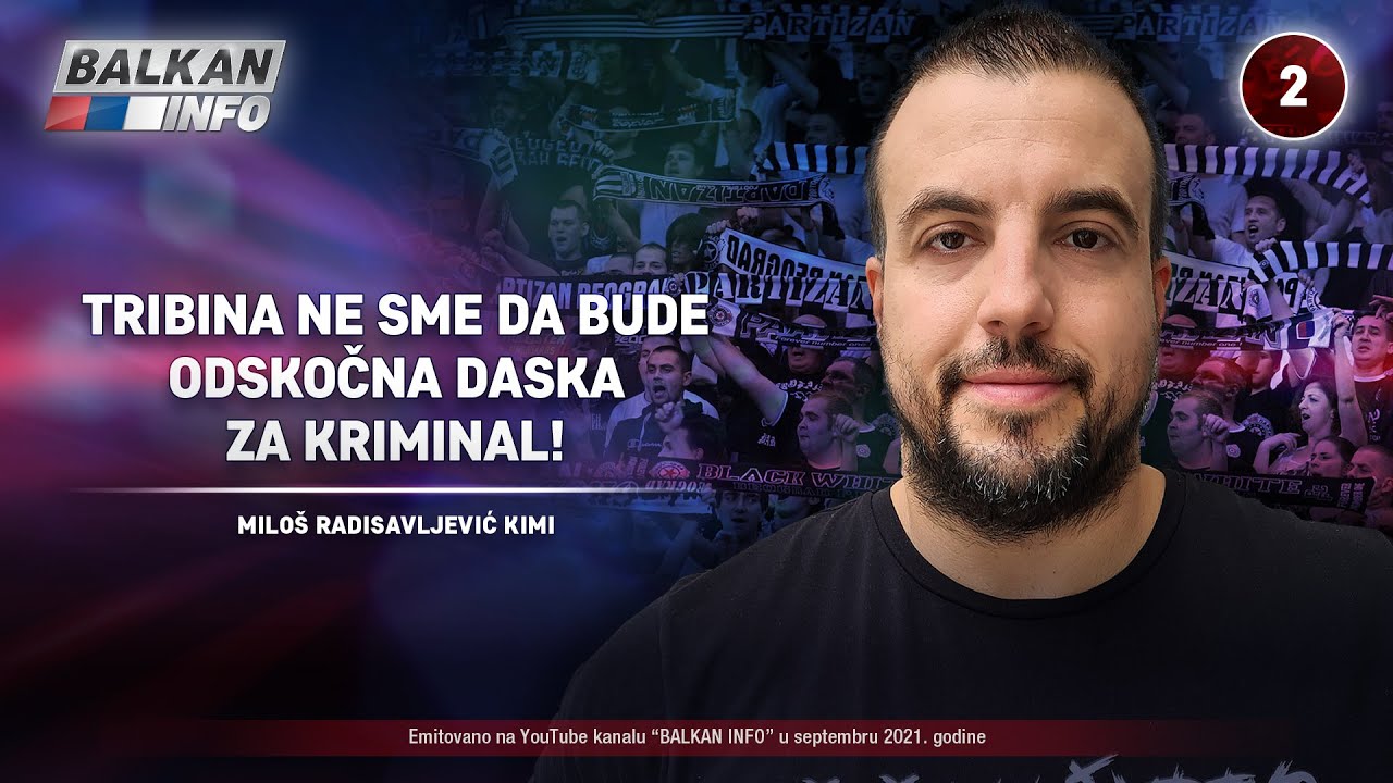 ⁣INTERVJU: Miloš Radisavljević Kimi - Tribina ne sme da bude odskočna daska za kriminal! (18.9.2021)