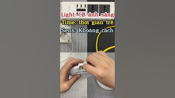 Hướng dẫn đấu nối | Công tắc cảm biến vi sóng radar lắp trần siêu mỏng Homematic MS500 | P.2 #shorts