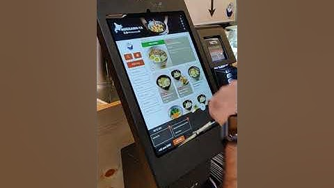 Demonstration of AI powered SmartKiosk by TabSquare