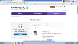 Adding Books in Learning Ally