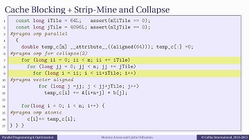 Episode 5.13 - Example of Loop Tiling