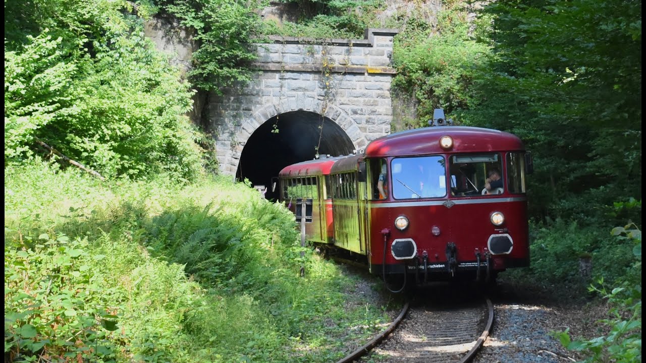 Schienenbus Sonderzug auf der Wuppertalbahn 28/6/25