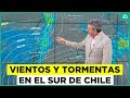Alerta en sur de Chile: Vientos y tormentas por sistema frontal