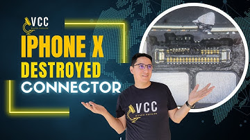 Replacing a Destroyed iPhone X Display Connector. FPC Microsoldering Repair & Sandwich Reball